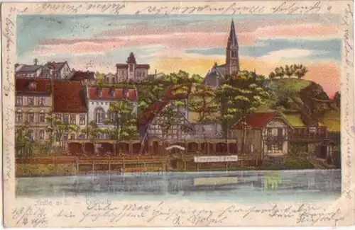 16683 Ak Halle an der Saale Cröllwitz 1902