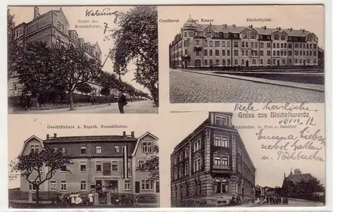 16674 Mehrbild Ak Gruß aus Bischofswerda 1912