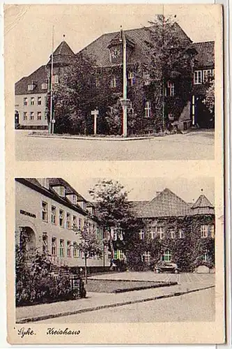 16673 Multi-image Ak Syke Kreishaus 1941