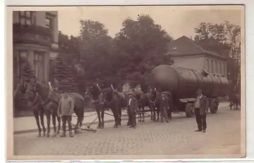 16655 Photo Ak Hannover Transport de chevaux vers 1930