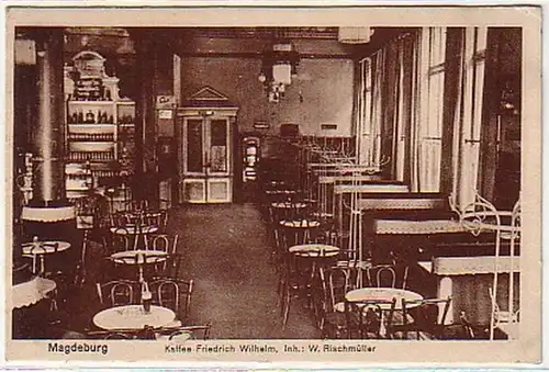 16615 Ak Magdeburg Café Friedrich Wilhelm 1916