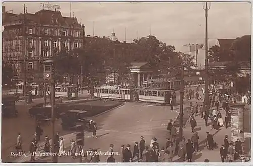 16602 Ak Berlin Potsdamer Platz mit Verkehrsturm 1930