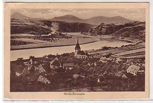 16586 Ak Groß Zernosek in Böhmen Totalansicht 1925
