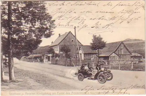 16582 Ak Pension Königskrug am Fuße des Achtermann 1910