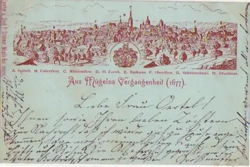 16574 Ak Du passé de München (1677) de 1900