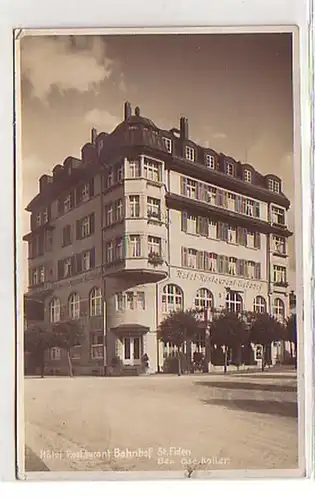 16544 Ak St. Fiden Hotel Restaurant Gare 1929
