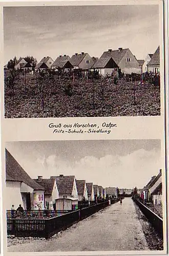 16531 Ak Gruß aus Korschen in Ostpreussen um 1940