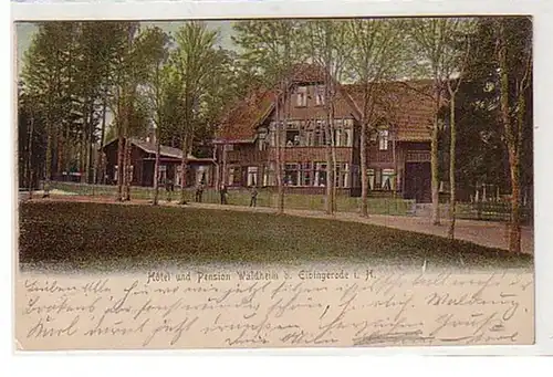 16513 Ak Hotel & Pension Waldheim bei Elbingerode 1902