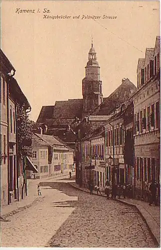 16479 Ak Kamenz in Sachsen Königsbrücker Strasse 1910