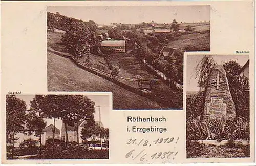 16471 Mehrbild Ak Röthenbach im Erzgebirge um 1930