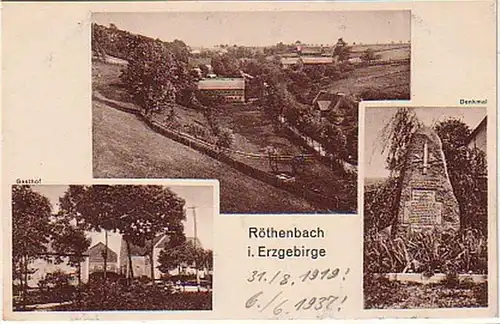 16471 Multi-image Ak Röthenbach dans les monts Métallifères vers 1930