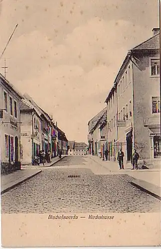 16433 Ak Bischofswerda Kirchstrasse vers 1920