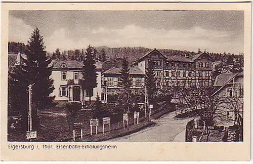 16427 Ak Elgersburg in Thür. Eisenbahn Erholungsheim
