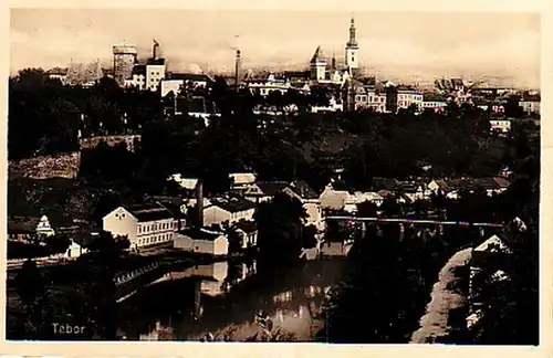 16426 Ak Tabor en Bohême Vue totale 1940