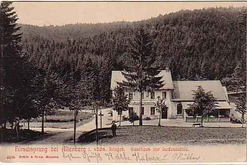 16392 AK Hirschsprung bei Altenberg i. sachs. Arzg.1909