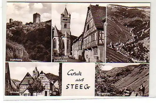 16388 Mehrbild Ak Gruß aus Steeg 1964