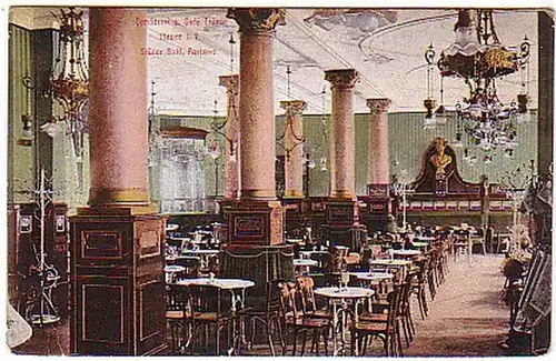 16360 Ak Plauen i.V. Conditorei & Cafe' Trömel 1924