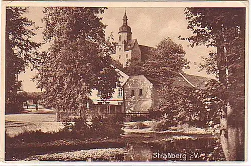 16347 Ak Strassberg dans le Vogtland Vue locale 1932