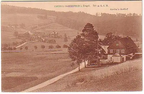 16331 Ak Zaunhaus Rehefeld im Erzgebirge 1922