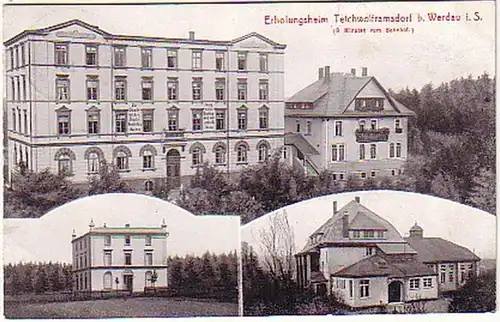 16327 Ak Relichtsheim Teichwolframsdorf b. Werdau 1915