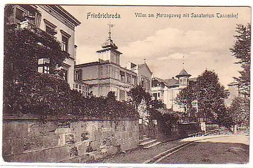 16310 Ak Friedrichroda Villas sur le chemin du duc vers 1920