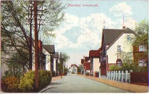 16283 Ak Naunhof Schloßstrasse 1919