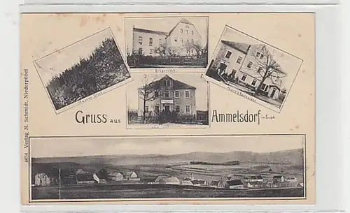 16273 Ak Salutation d'Ammelsdorf dans les monts Métallifères vers 1910