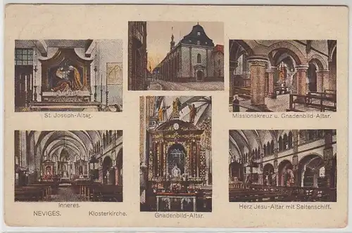 16259 Multi-image Ak Nevoges Eglise du couvent 1922