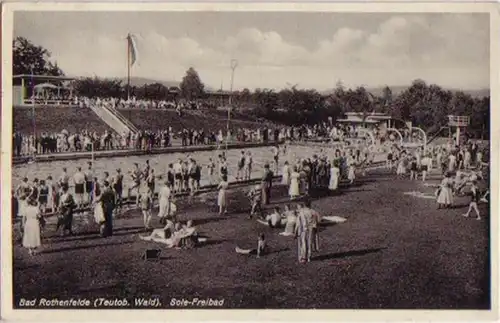 16243 Ak Bad Rothenfelde Sole Piscine en plein air 1935