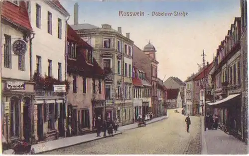 16237 Ak Rosswein Döbelner Strasse vers 1910