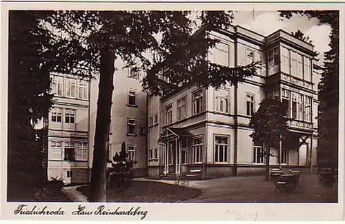 16235 Ak Friedrichroda Haus Reinhardsberg vers 1940