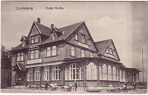 16233 Ak Inselsberg mit Hotel Gotha um 1910