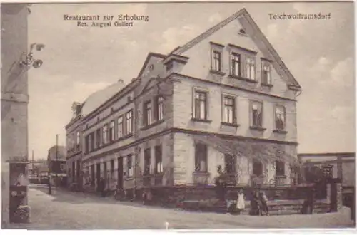 16230 Ak Teichwolframsdorf Gasthaus "Zur Relaxe" 1910