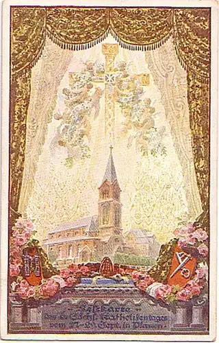 16206 Ak Festkarte des 6.säch.Katholikentages