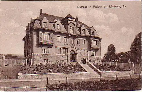 16179 Ak Hôtel de ville à Pleissa près de Limbach à Sa. 1928