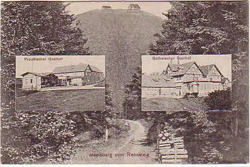 16176 Mehrbild Ak Inselsberg vom Rennsteig 1911