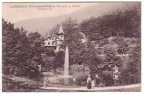 16127 Ak Königsmühle près de Neustadt an der Haardt 1908