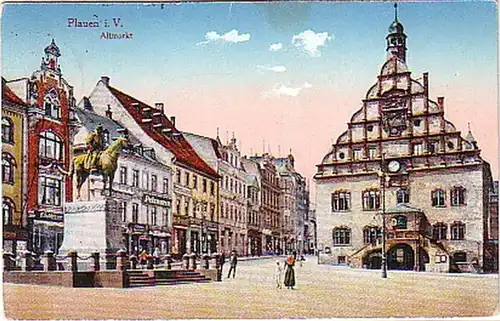 16118 AK Plauen im Vogtland Altmarkt 1929
