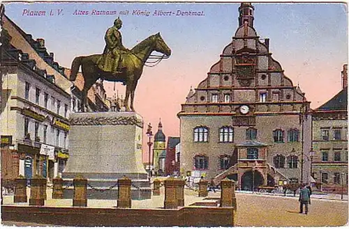 16107 AK Plauen i.V. Altes Rathaus 1917