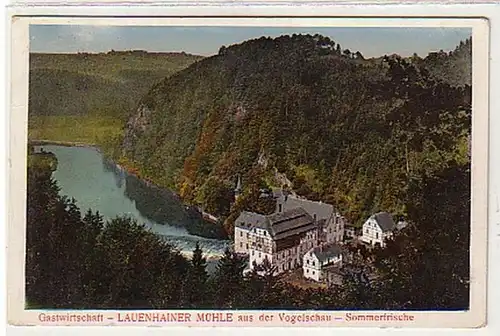 16091 Ak Lauenhainer Mühle aus der Vogelschau 1929