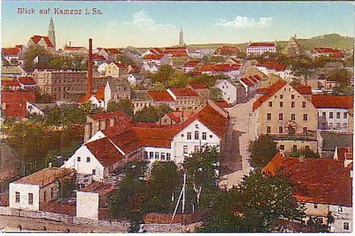 16062 AK Blick auf Kamenz in Sachsen 1917