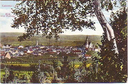 16061 AK Kamenz i. S. Blick vom Hutberg um 1920