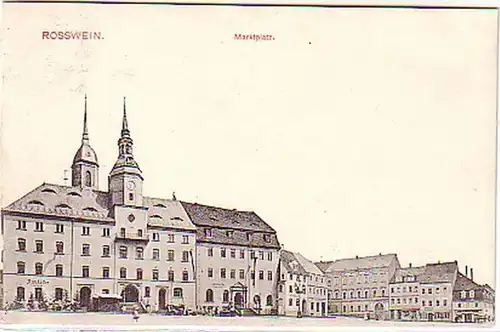 16053 AK Rosswein Marktplatz-Ratskeller 1911