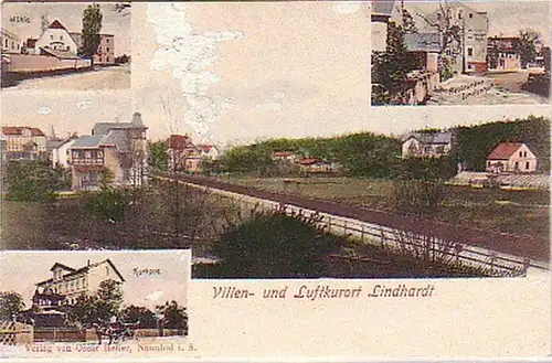 16050 Ak Villen-und Luftkurort Lindhardt um 1920