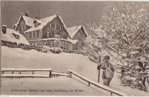 16040 Ak Gothaischer Gasthof auf dem Inselsberg 1908