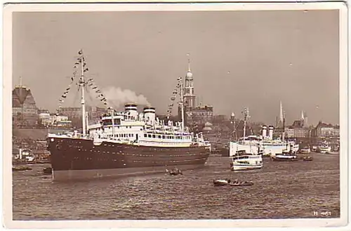 16026 Ak Hamburg HAPAG Dampfer "St.Louis" 1935