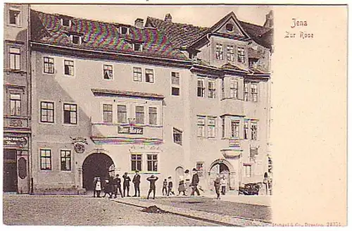 15985 Ak Jena Hostal "Zur Rose" vers 1900