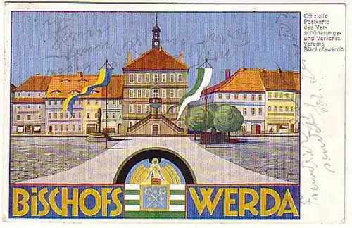 15980 Ak Bischofswerda Verschönerungsverein 1929