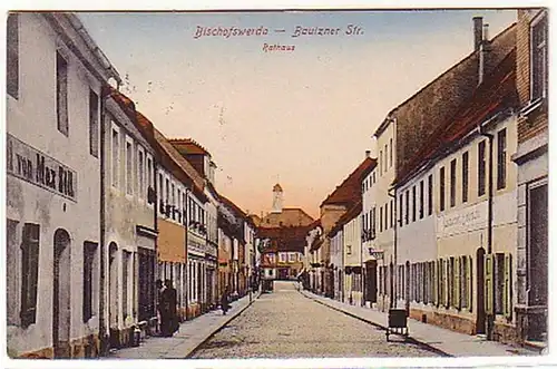 15979 Ak Bischofswerda Bautzner Strasse 1928