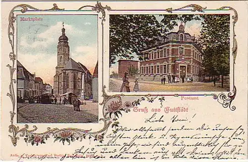 15965 Mehrbild Ak Gruß aus Buttstädt Postamt 1902